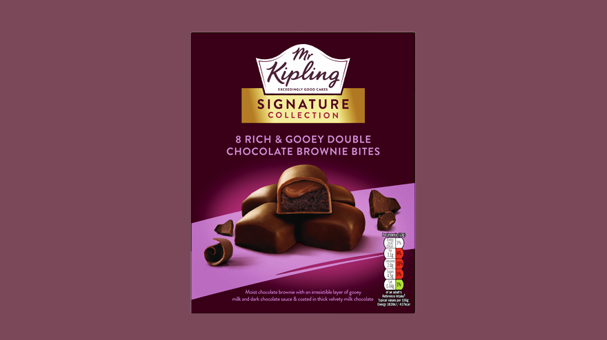 Mr Kipling double chocolate brownie bites