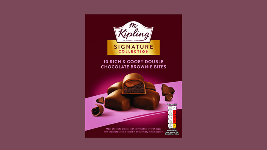 Mr Kipling double chocolate brownie bites