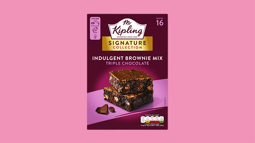 Mr Kipling triple chocolate brownie mix