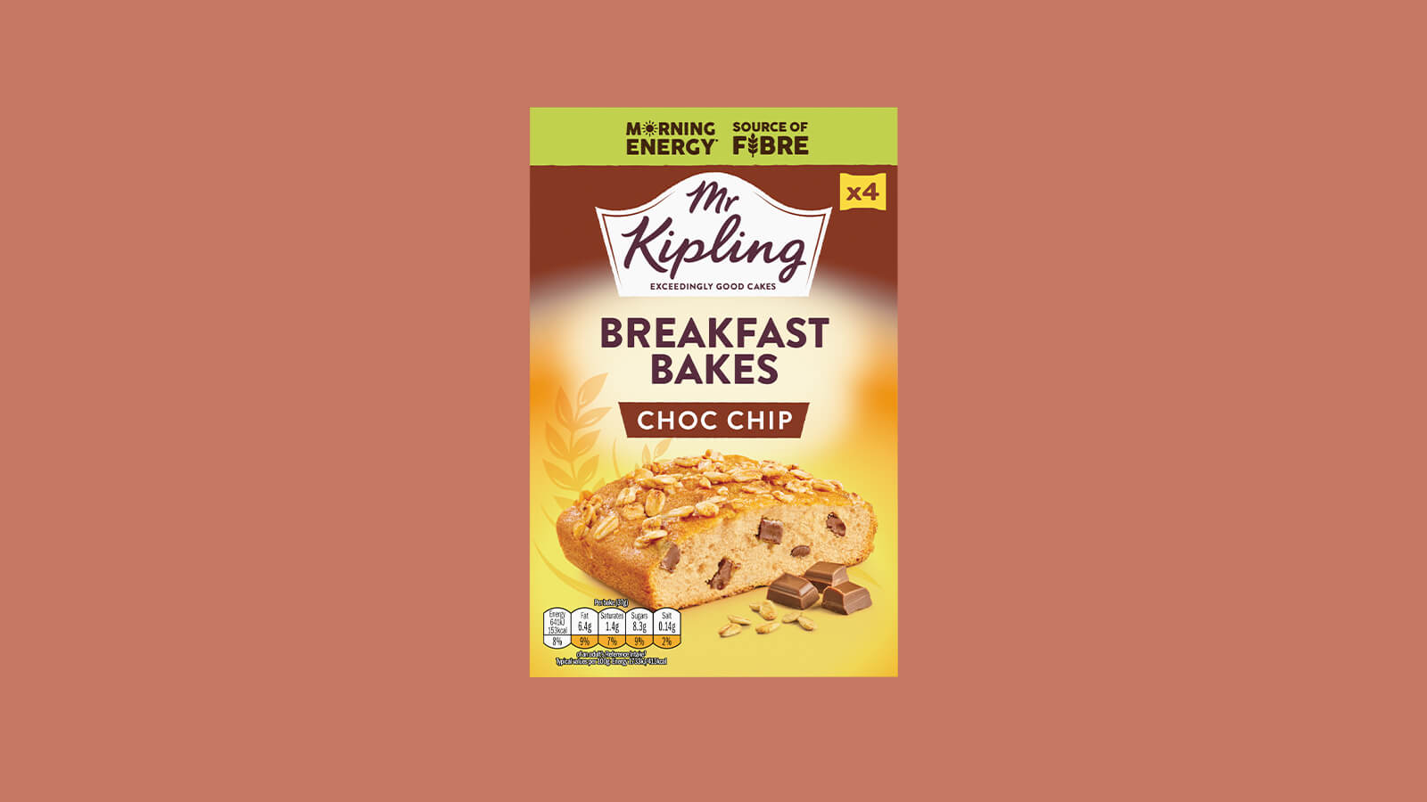Mr Kipling Choc chip breakfast bakes