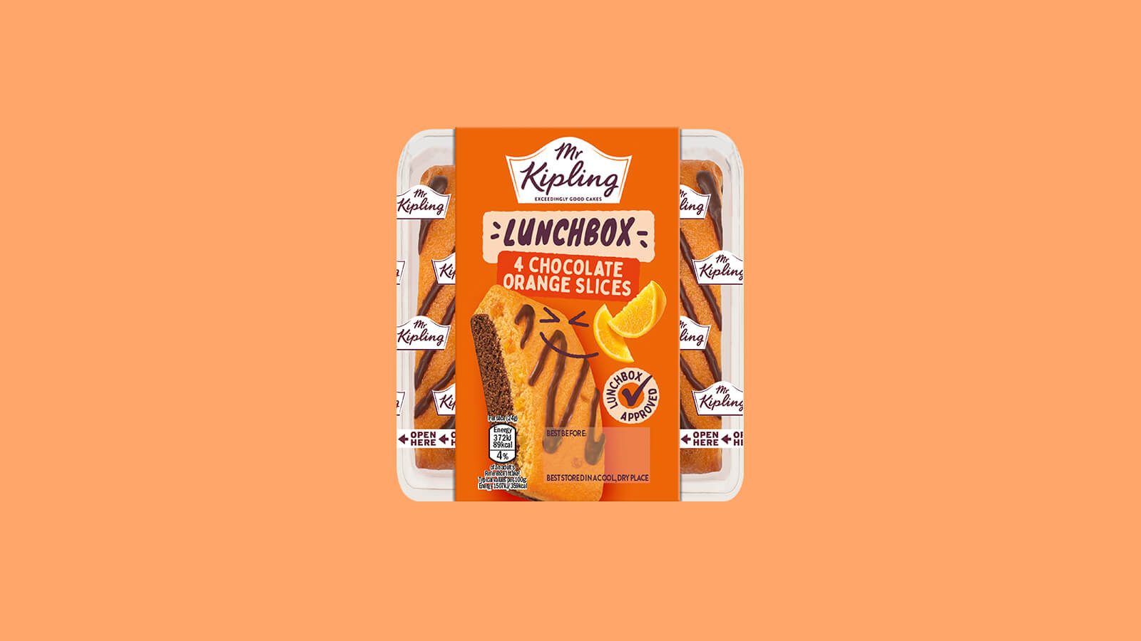 Mr Kipling lunchbox orange cake slices