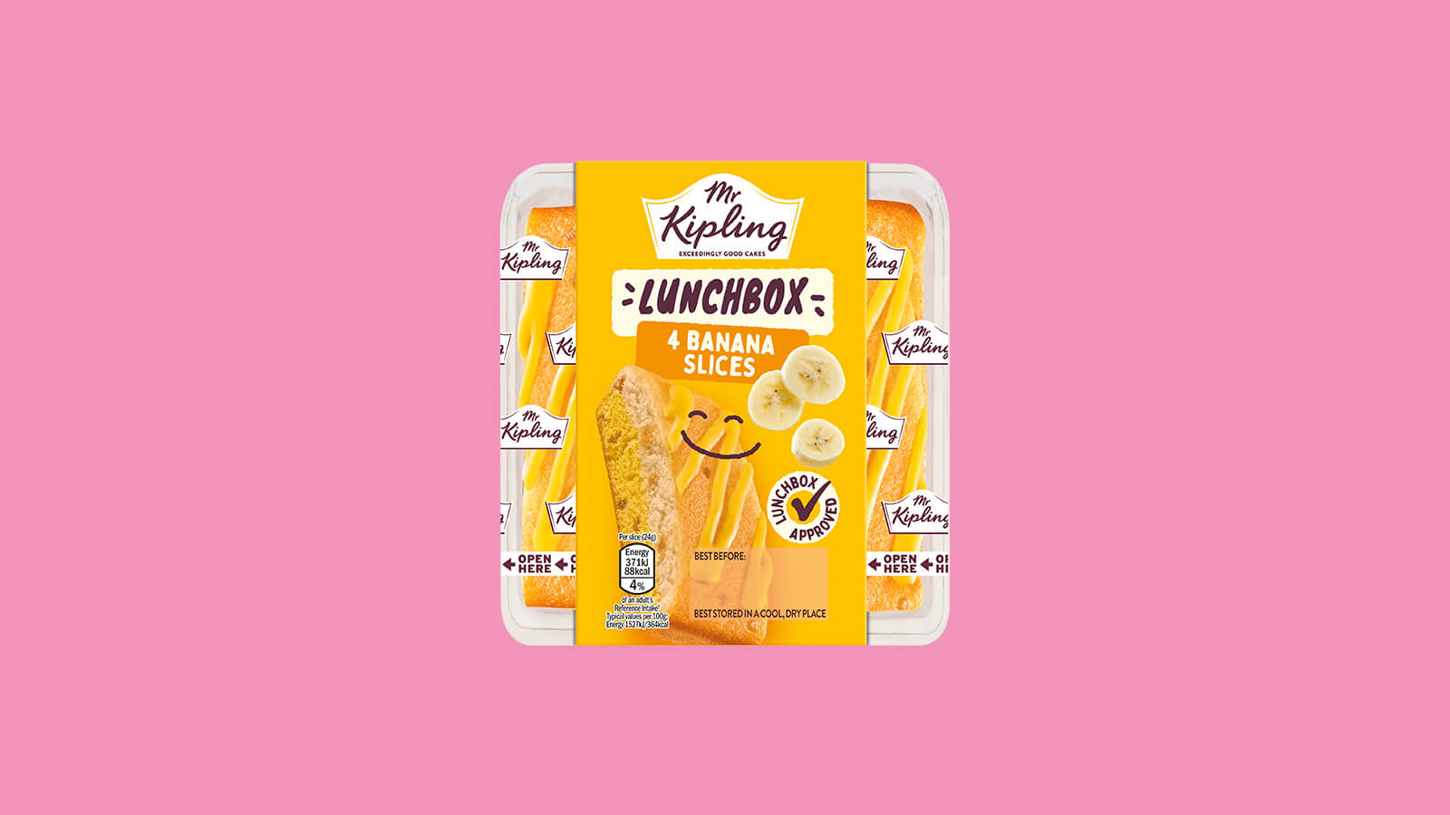 Banana Lunch box slices