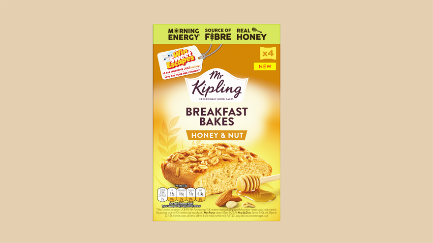 Mr Kipling honey and nut breakfast bakes